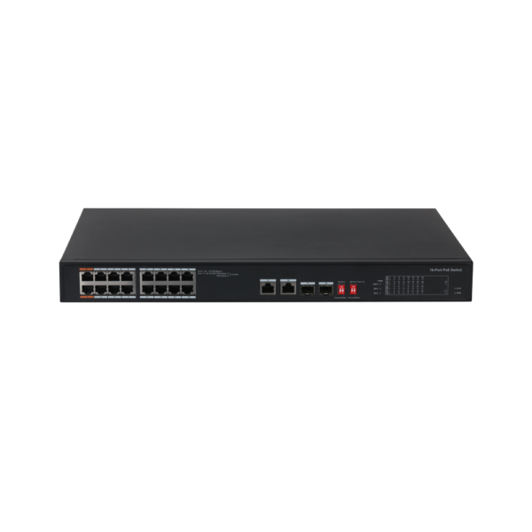 16-Port 100Mbps PoE+ Ethernet Switch - Image 2