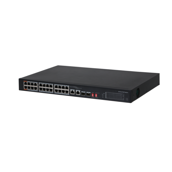 24-Port 100Mbps PoE+ Ethernet Switch