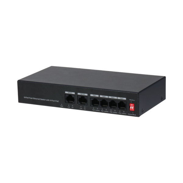 4-Port 100Mbps PoE+ Ethernet Switch