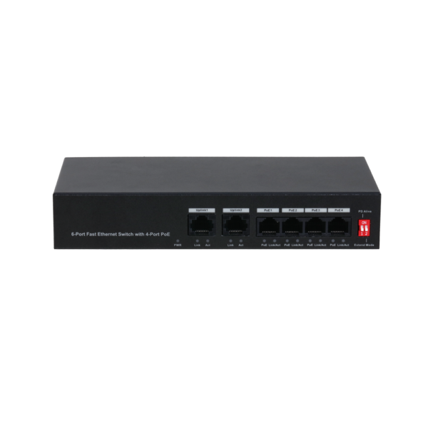 4-Port 100Mbps PoE+ Ethernet Switch - Image 2