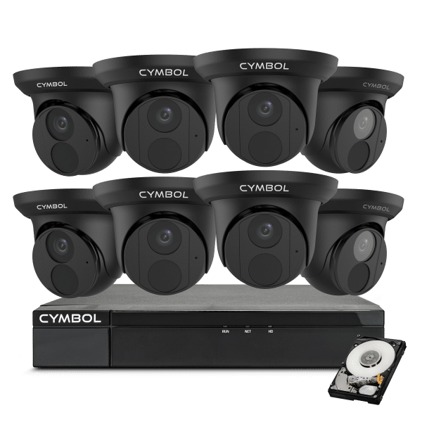 Cymbol 4k Stalight Security Camera kit